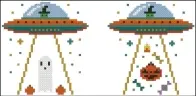 The Witchy Stitcher - Teeny Weeny Halloweeny Series Pt.4 Abrac-abducted! PCS + XSD