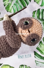 My plush - Natalia Kazhuro - Sloth Sonya - Russian - Free