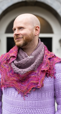 Rib Vault Shawl by Stephen West- Westknits Yarn A Long 2024