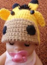 Cap for kids - giraffe