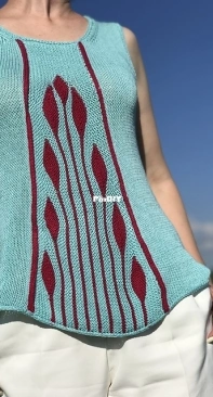 Bromelia Tanktop by Lyudmila Aksenik - English
