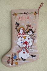 Dimensions 8486 Snow Family Stocking