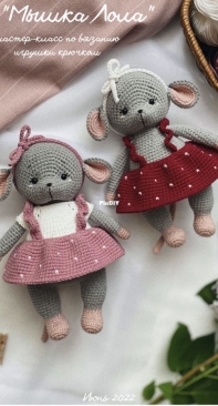 igrushki.22 - Evgeniya Simonova / Jevgenija Pologutina - Евгения Пологутина - Mouse Lola - Мышка Лола - Russian