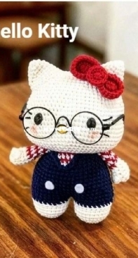 Hainchan Design - Hainchan - Hanh Tran - Hello Kitty - Кошечка в очках и с бантиком - Russian - Translated