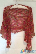 Gocce di Nostalgia Shawl by Maria Zilakou - English, Italian