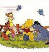 Designer Stitches D59 Flowers for Pooh