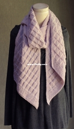 Slanted Gansey scarf by Carol Sunday