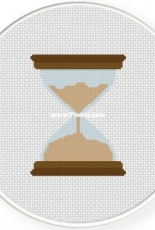 Daily Cross Stitch - Hour Glass