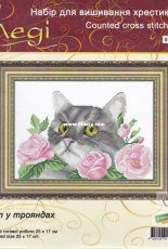 Ledi (Lady) 01051 - Cat in Roses