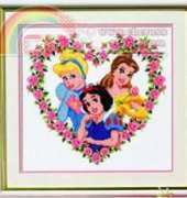 Vervaco 70.930 Disney princesses