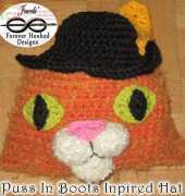 Jewels Forever Hooked Designs-puss in boots inspired hat