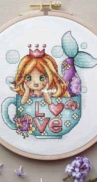 SA-stitch - Mermaid Love by Alexandra Zamorina XSD