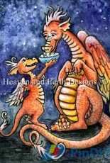 HAED HAELVQS 1837 QS Popcorn Dragon by Lisa Victoria