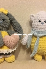 My Sweet soft bunny and Arkhip, the Northern bear