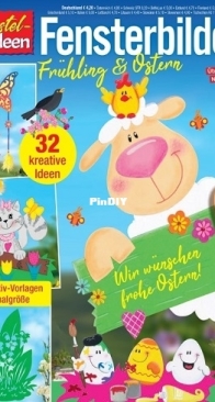 Bastel-Ideen - Fensterbilder Frühling und Ostern - 2025 - German