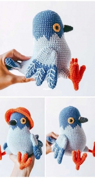 Bruno the Pigeon - Alpaca.craft