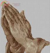Artecy Cross Stitch - Praying Hands 2