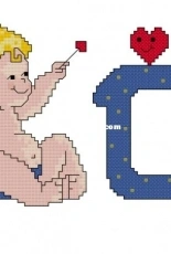 ABC Cupido D from Las Labores de Ana Baby 25 PCS