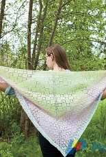 KnitPicks-Kaieteur Shawl by Joyce Fassbender-Free