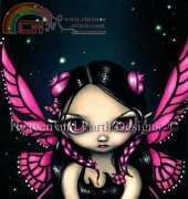 HAED HAEJBG 1607 Pink Butterfly Fairy by Jasmine Becket-Griffith