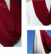 Cranberry Crush Cowl by Kay Hopkins