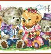 DOME 60603 Wedding Bears