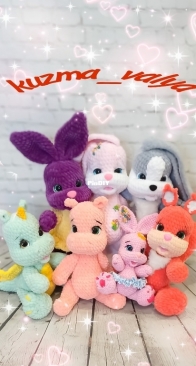 Kuzma Valya - Valentina Kuzmina - Валентина Кузьмина - Cute little animals - Милые зверушки - Russian