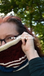 November Third Cowl by Deb Milstein-Free