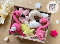 RNata - Natalia Ruzanova - Baby mobile flamingos