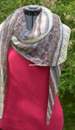 Shawl Florette by Millestrick-Free