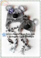 Angels Chest Boutique - Mary Angel Morris - 30 Koala Bear Earflap Hat