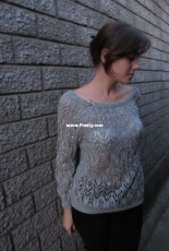 Blouse with Shetland pattern