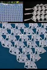 Spider Mambo Designs - Laurie Kahn - Elephant Migration C2C Shawl Afghan or Scarf