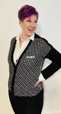 Herringbone Sweater Duo by Marci Marra