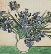 Artecy Cross Stitch - Irises by Van Gogh