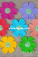 Naztazia - Donna Wolfe  - Simple Tunisian Flower - Free