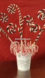 Chenille swirl picks