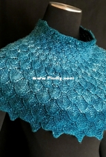 Moon Dragon Capelet by Jennifer Kirchenbauer - Lavish Craft