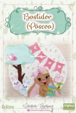 Sheilinha Rodrigues - Bastidor Páscoa / Easter Rach Felt Pattern - Portuguese - Free