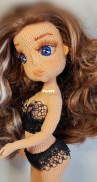 viazaniekukla - Svetlana Kostenko -38cm doll with faux eyes   -any language