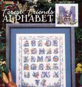 Leisure Arts 3382 - Forest Friends Alphabet by Donna Vermillion Giampa
