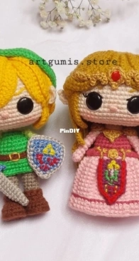 ARTGumis - Estela Atalaya - Zelda and Link - Zelda y Link - Spanish