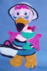 Pams Patterns - Pam McClung - Lucy Flamingo