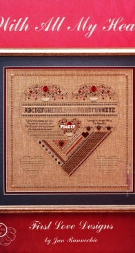 First Love Designs - BK 101 - With All My Heart by Jan Rannochio