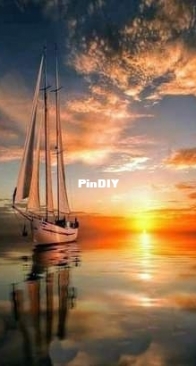 Abakan - Boat At Sunset by Urszula Przygrodzka