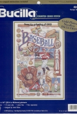 Bucilla 42448 - Nostalgia Baseball