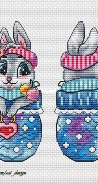 Animal Series - A mitten with a rabbit - by Olesia Gavrilova XSD