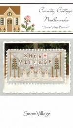 Country Cottage Needleworks - CCN - Snow Village Banner XSD