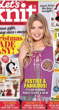 Lets Knit Issue 124 Xmas 2017