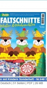 Basteln mit Kindern - Faltschnitte - Sonderheft - Nr.648 - 2024 - German